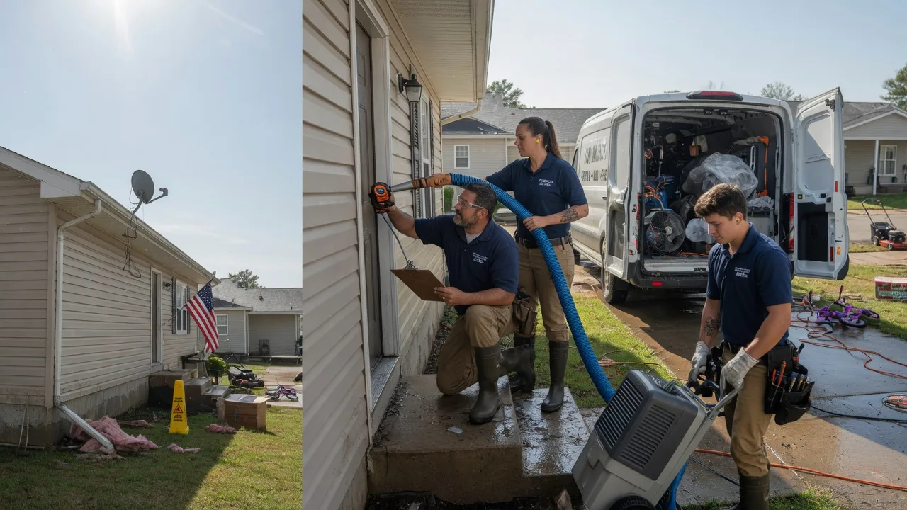 Ceiling Water Damage Restoration in Ivanhoe, VA near me